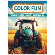 Libro da colorare con trattori e macchine agricole - Trefl