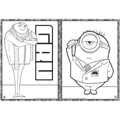 Libro da colorare dei Minions - Trefl immagine 2