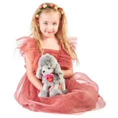 Lily barboncino grigio peluche 25cm - Lumpin immagine 2