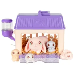 Little Live Pets: Set di gioco Mamma Coniglio e i suoi cuccioli immagine 2