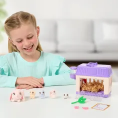 Little Live Pets: Set di gioco Mamma Coniglio e i suoi cuccioli immagine 3