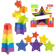 Little Stars: Giocattolo per bambini a forma di torre con stelle colorate