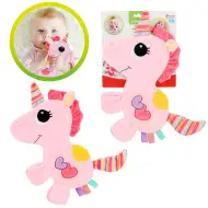 Little Stars: Massaggiagengive a forma di unicorno, bavaglino con sonaglio