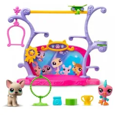 Littlest Pet Shop: Animali talentuosi set di gioco con 2 figure, serie 1 immagine 2