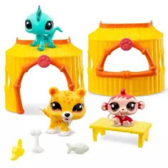 Littlest Pet Shop: Confezione da 3 figure Serie 1 - Giungla immagine 2