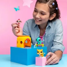 Littlest Pet Shop: Confezione da 3 figure Serie 1 - Giungla immagine 4