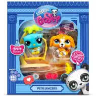 Littlest Pet Shop: Petfluencers set di figure tropicali uccello e cagnolino 2 pezzi - Dolce tramonto serie 2