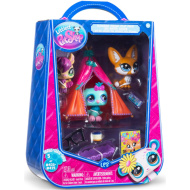 Littlest Pet Shop: Pigiama party, set da gioco con 3 figurine