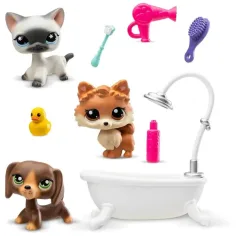 Littlest Pet Shop: Set di 3 personaggi Spa immagine 3
