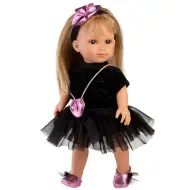 Llorens: Bambola Elena di 35 cm con abito nero