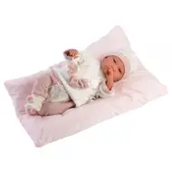 Llorens: Bambola neonato realistico edizione limitata con cuscino 42 cm