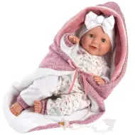 Llorens: Heidi Llorana neonato piangente di 42 cm con coperta