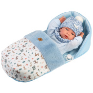 Llorens: Nico, bambolotto neonato da 40 cm con sacco nanna