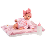 Llorens: Olivia, bambola piangente da 38 cm con cuscino