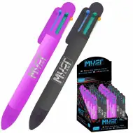 Luna: 1 penna a sfera in 6 colori, disponibile in due varianti di colore.