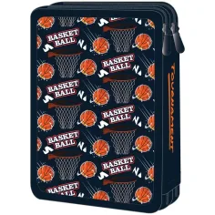 Luna: Astuccio a 2 scomparti Must Team Basket completo, con motivo di pallacanestro immagine 2