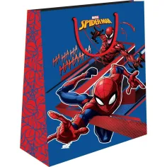 Luna: Borsa regalo con motivo Uomo Ragno in due varianti, 1 pz 18x23x11 cm