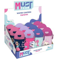 Luna: Bottiglia Must Team con fantasia femminile, disponibile in diverse varianti, 500 ml, 1 pezzo