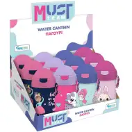Luna: Bottiglia Must Team con fantasia femminile, disponibile in diverse varianti, 500 ml, 1 pezzo