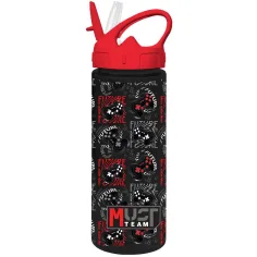 Luna: Bottiglia di plastica con cannuccia, decorata con motivo Must Team, disponibile in diverse varianti, 500 ml, 1 pezzo immagine 4
