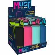 Luna: Bottiglia in plastica con manico 650ml in diversi colori 1 pezzo