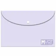Luna: Cartella portadocumenti in plastica color lilla pastello, formato A4