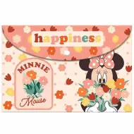 Luna: Cartella portadocumenti in plastica con bottoni di Minnie Mouse, formato A4
