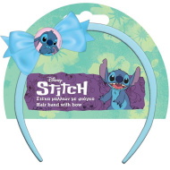 Luna: Cerchietto per capelli con fiocco a fantasia Lilo &amp; Stitch