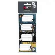 Luna: Etichette per quaderni Team Foci, confezione da 20 pezzi