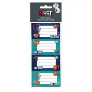 Luna: Etichette per quaderni Team Must con motivo basket, confezione da 20 pezzi