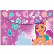 Luna: La mia piccola pony cartella portadocumenti in plastica con bottone a pressione formato A4