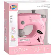 Luna: Macchina da cucire rosa Happy Family con luce e suoni