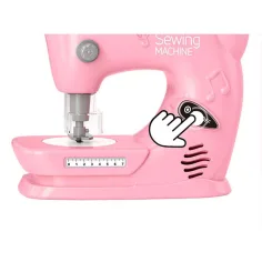 Luna: Macchina da cucire rosa Happy Family con luce e suoni immagine 3
