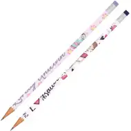 Luna: Matita grafite con gomma per ragazze, disponibile in due varianti, 1 pezzo