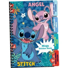 Luna: Maxi quaderno con adesivi Disney Stitch