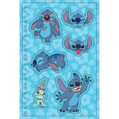 Luna: Maxi quaderno con adesivi Disney Stitch immagine 2