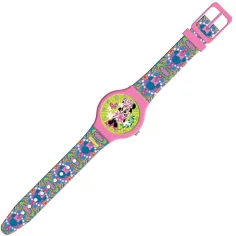 Luna: Orologio analogico da polso con Minnie Mouse in scatola di metallo decorativa immagine 2