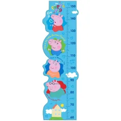 Luna: Peppa Pig misuratore di altezza da colorare, maxi puzzle da 25 pezzi immagine 2