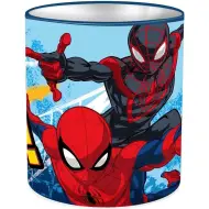 Luna: Portapenne cilindrico in metallo con Supereroe Spider-Man 10x11 cm