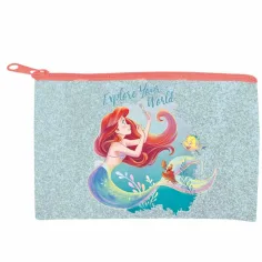 Luna: Principesse Disney - Set di cancelleria Ariel in borsa PVC immagine 4