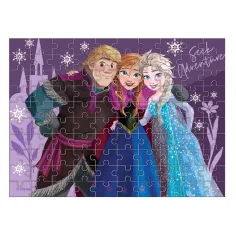 Luna: Puzzle Frozen da 100 pezzi che si illumina al buio immagine 2