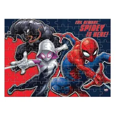 Luna: Puzzle da 100 pezzi di Spider-Man Marvel che si illumina al buio immagine 2