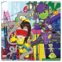 Luna: Puzzle magnetico 3x20 pezzi con Spidey e i suoi amici immagine 3