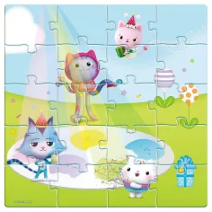 Luna: Puzzle magnetico in 3 confezioni da 20 pezzi con motivo "La casa delle bambole di Gabi" immagine 3