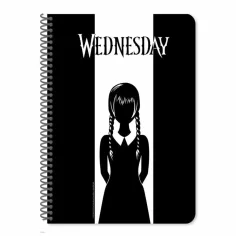 Luna: Quaderno a spirale a righe Wednesday A/4 60 pagine in due varianti 1 pezzo immagine 2