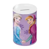 Luna: Salvadanaio cilindrico in metallo Disney Frozen 10x15cm