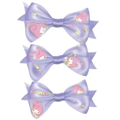Luna: Set di 3 fermagli per capelli con fiocco My Melody immagine 2