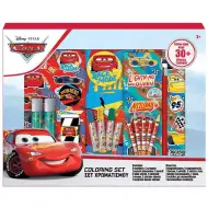 Luna: Set di 30 pezzi Cars per colorare con pastelli a cera, pennarelli e adesivi
