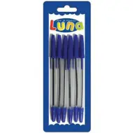 Luna: Set di 6 penne a sfera blu