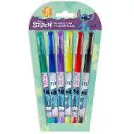Luna: Set di 6 penne gel glitterate Lilo &amp; Stitch